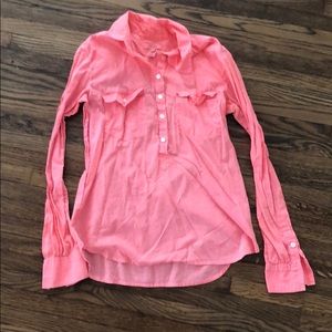 Orange Jcrew Tissue Shirt